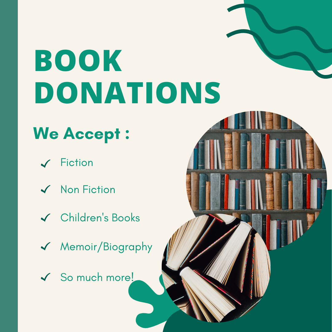 Donations at the Book Shop FRIENDS of the Saratoga Springs Public Library